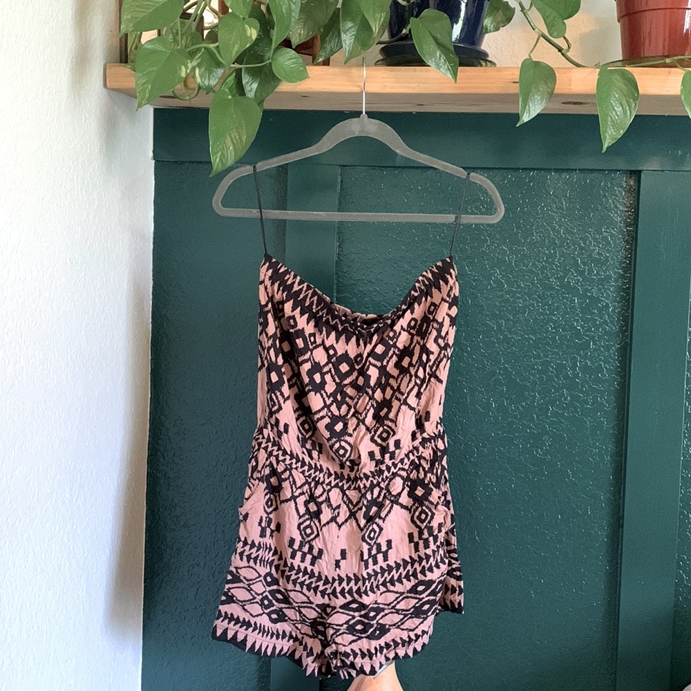 Angie strapless romper